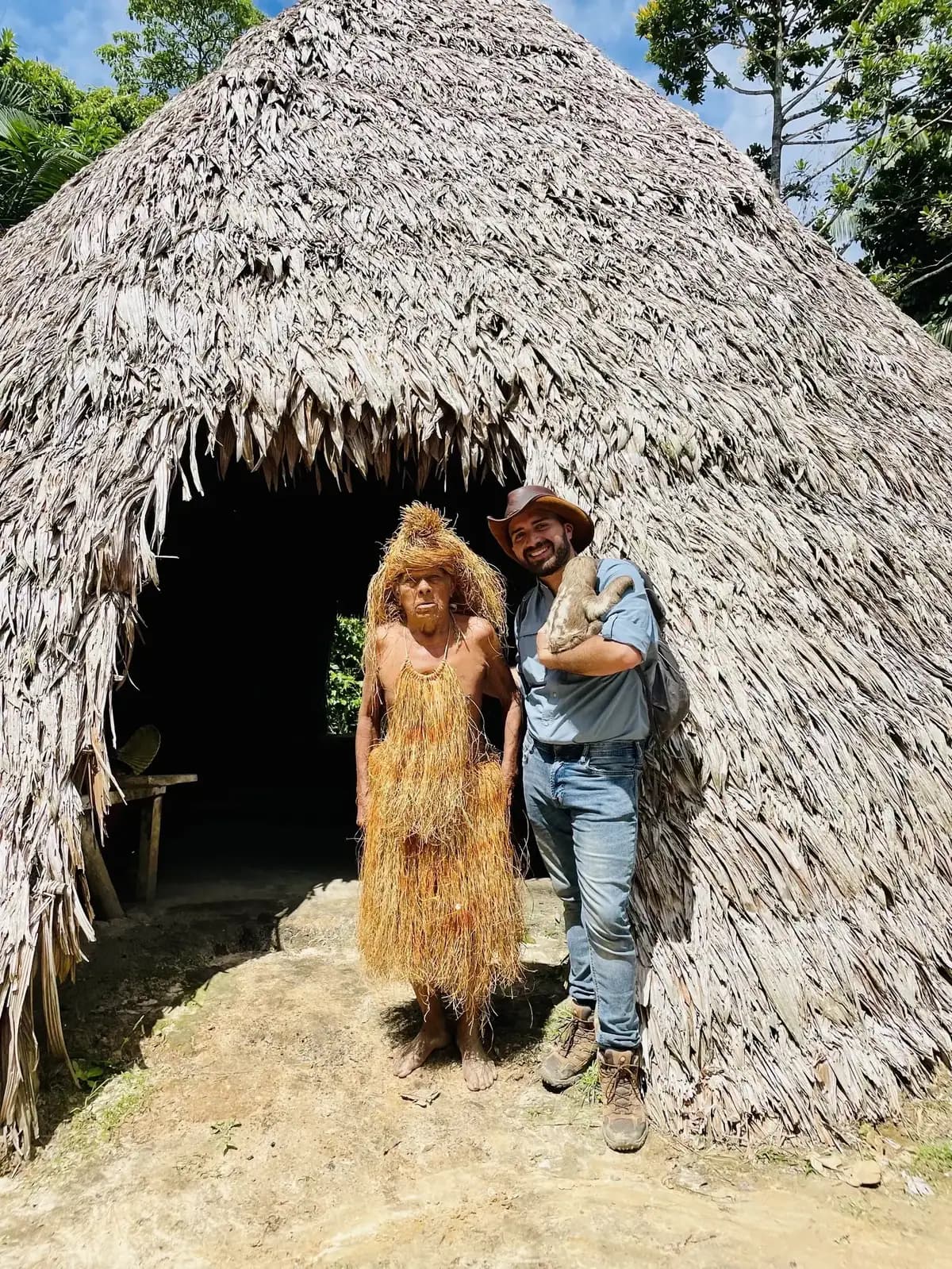 Armando Vera Carvajal in the Amazon jungle in Peru