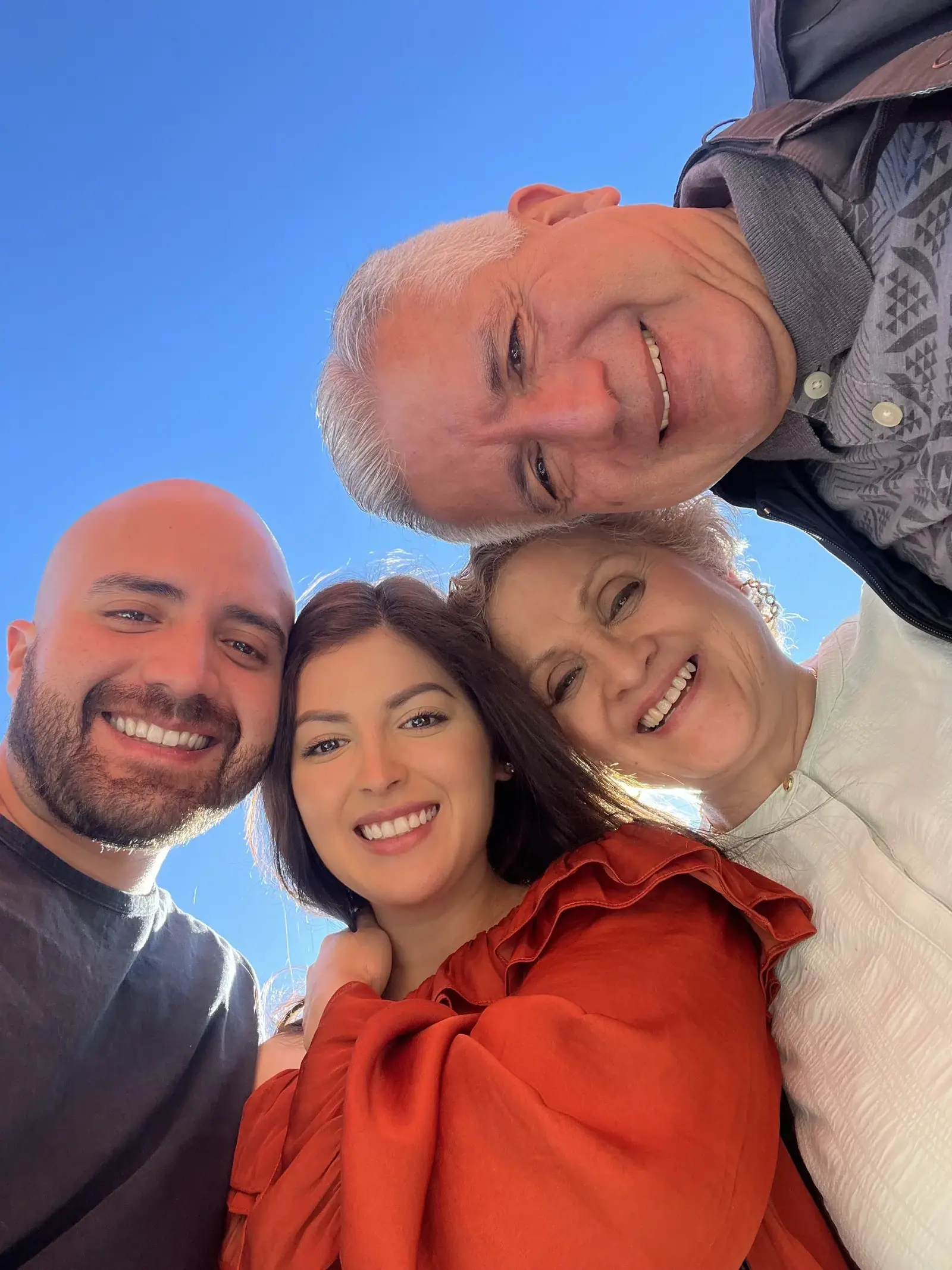 Armando Vera Carvajal with his family