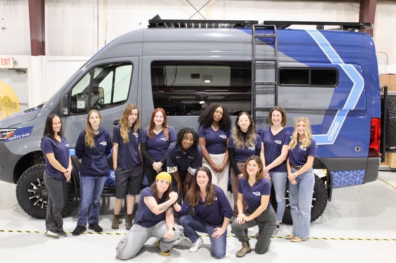 The Remote Vans team