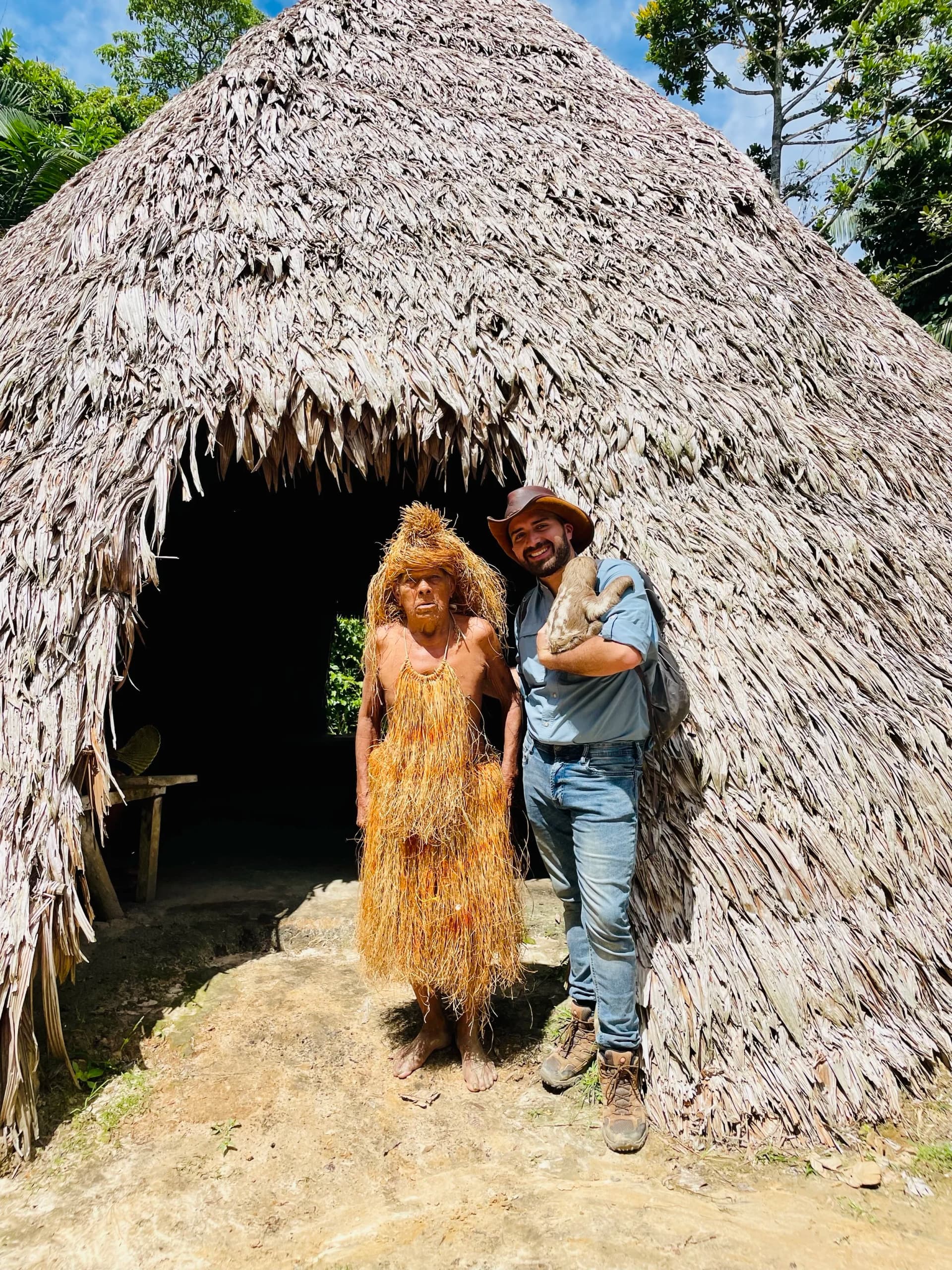 Armando Vera Carvajal in the Amazon jungle in Peru