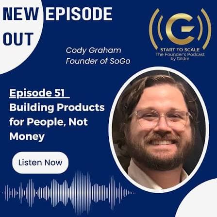 Cody Graham, COO and Head of Product at SoGo, Chicago Gildre member