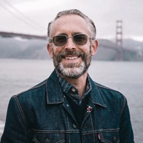 John Olson at the Golden Gate Bridge